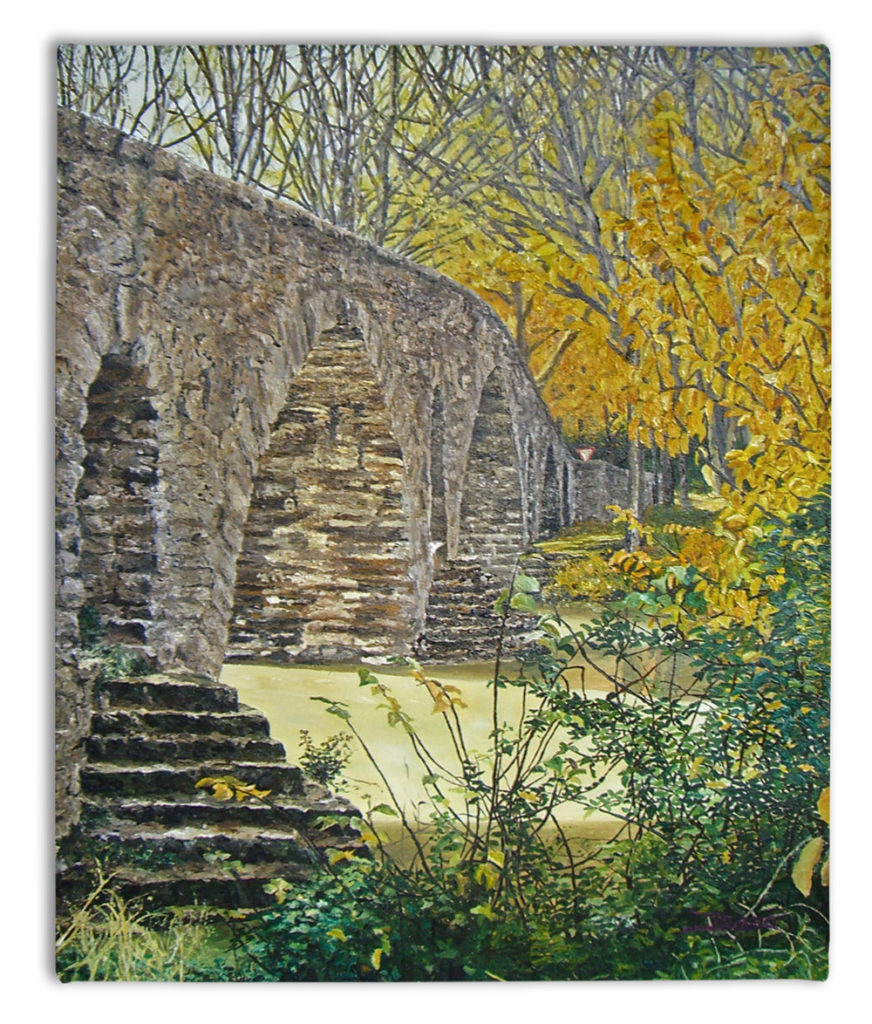 Puente de la Magdalena  |  73 cm x 60 cm  |  Óleo sobre lienzo  |  Colección privada
